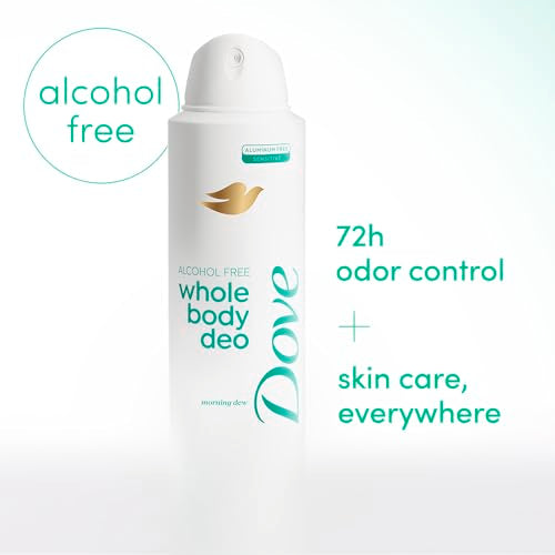 Dove Morning Dew Alcohol-Free Whole Body Deodorant Spray - 4 oz