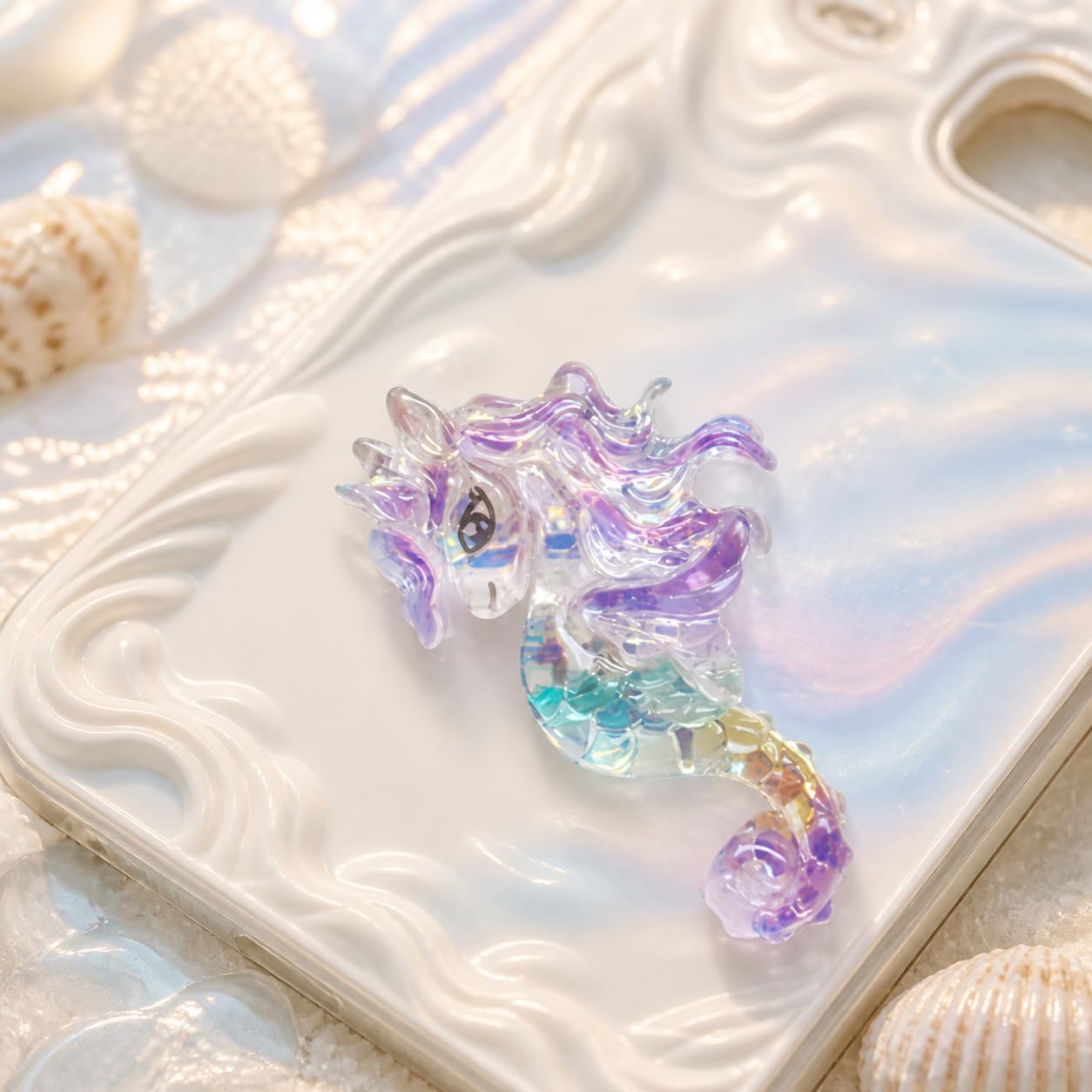 Seahorse Pocket Hug | 10 PCS Cute Ocean Animal Resin Decor Gift Set