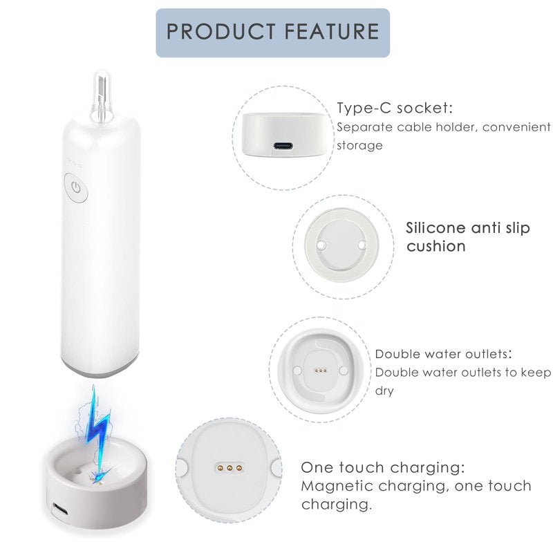Charger Base for Laifen Wave Electric Toothbrushes LFTB01-P/ LFTB01-A/ LFTB01-S,Electric Toothbrush Charger Dock and Toothbrush Stand Compatible with Laifen
