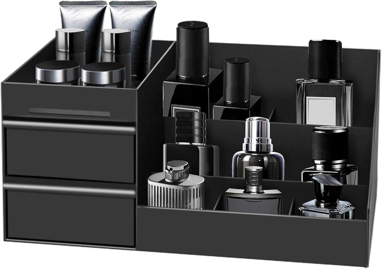Men's Cologne Organizer - Stylish Perfume Stand for Bathroom Countertop | Ideal Easter Gift