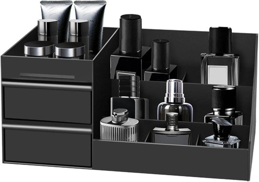 Men's Cologne Organizer - Stylish Perfume Stand for Bathroom Countertop | Ideal Easter Gift