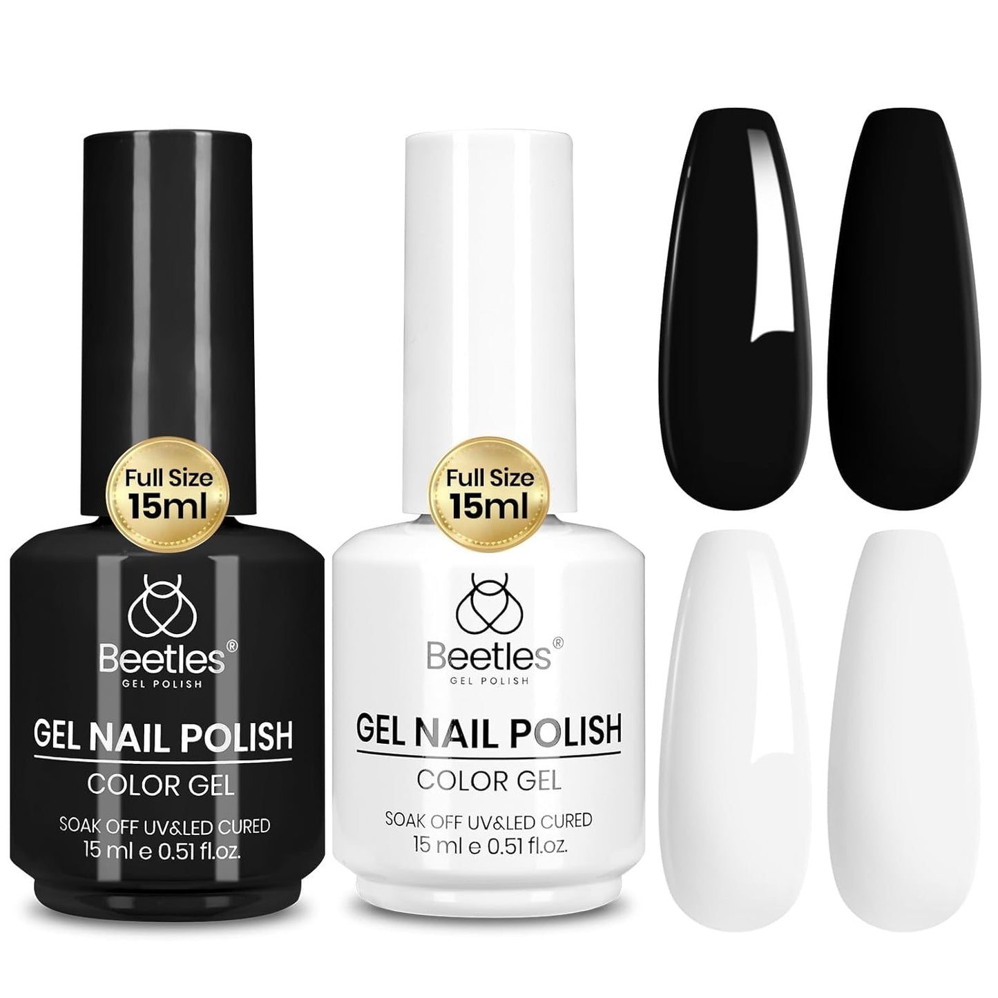 Beetles Purple Gel Polish - Lilac Light Purple Nail Color | 15ml Soak Off UV LED Gel for Summer Manicure