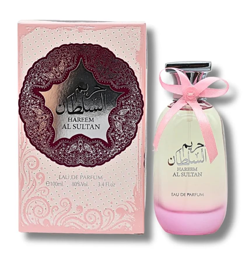 Hareem Sultan Eau de Parfum Spray for Unisex - 3.4 Ounce | Exotic Fragrance