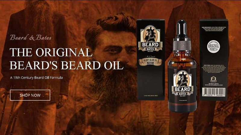 Beard & Bates | The Original Beard's Beard Oil - Original Formula | 19th Century Formula, Premium Organic Oils, Boutique, Natural Grooming Conditioner