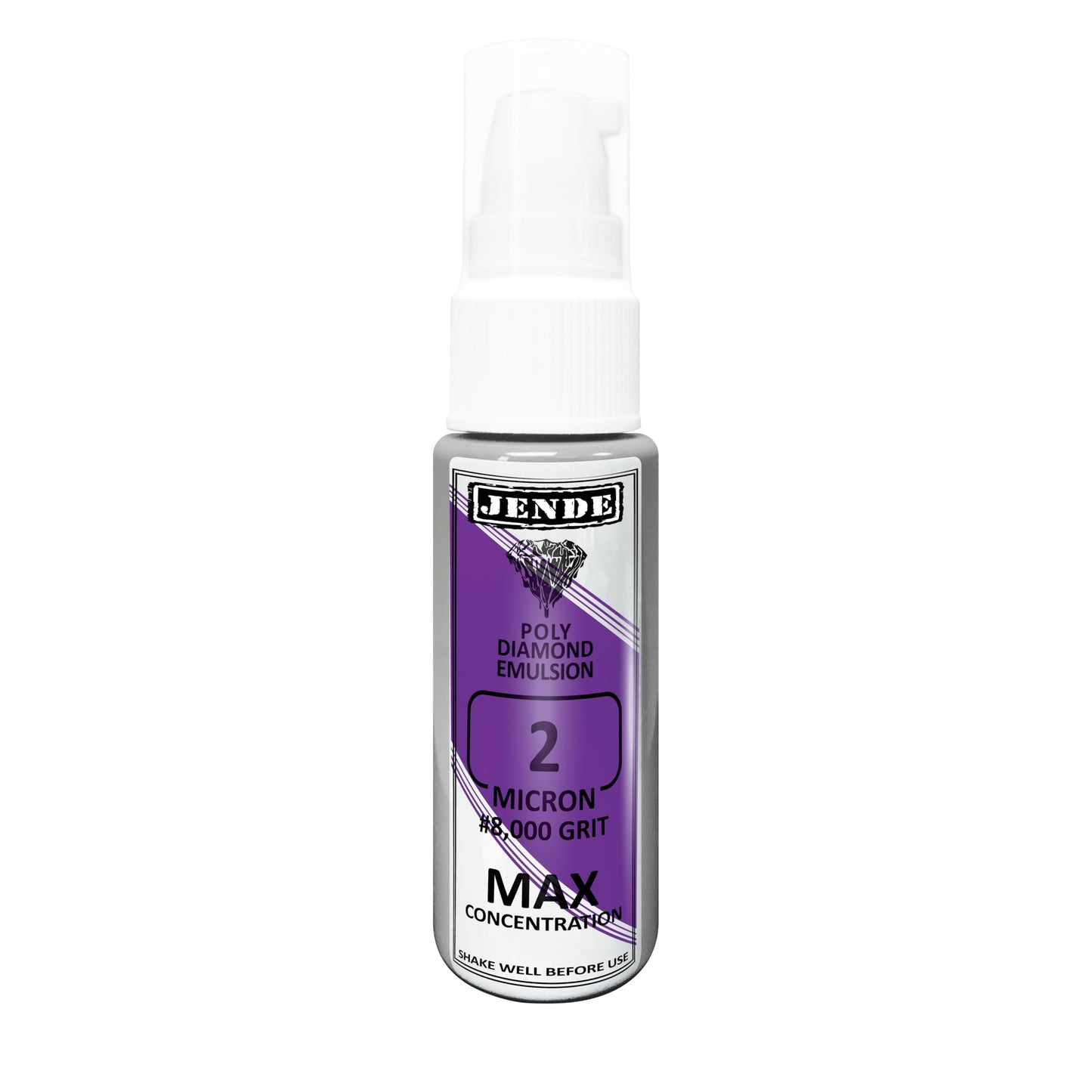 Jende 2 Micron Max Poly Diamond Stropping Emulsion 20ml, Premium Stropping emulsion