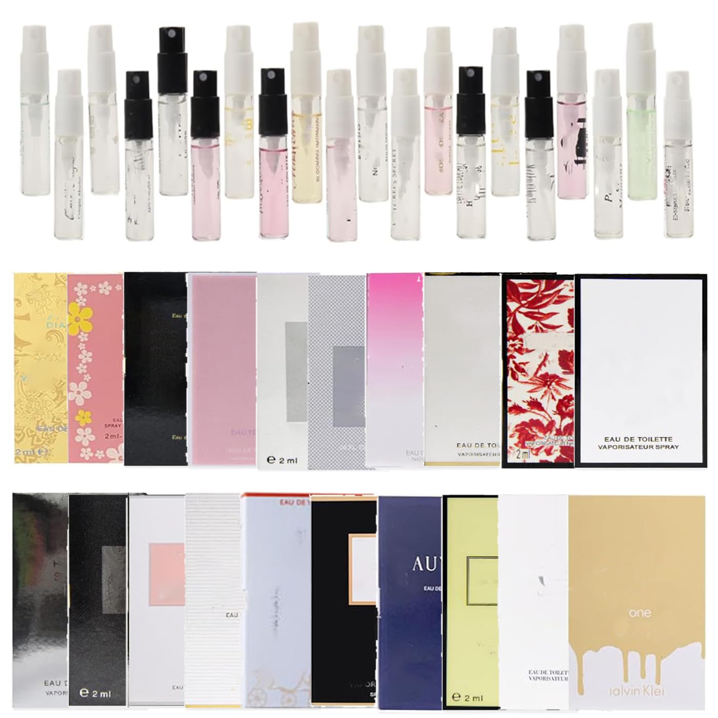 Designer Fragrance Sampler Set - 20 Luxury Mini Perfume Vials for Women | Perfect Gift for Girlfriend, Wife, or Mother