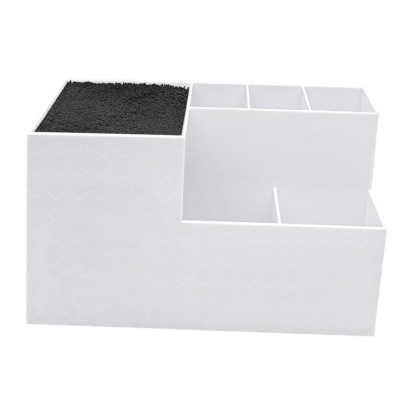 LeeQinersw Haircut Tool Holder Hairdressing Tool Storage Box Salon Shear Organizer Hair Stylist Holder with Thickened Hygienic Sponge And Non Slip Base Suitable