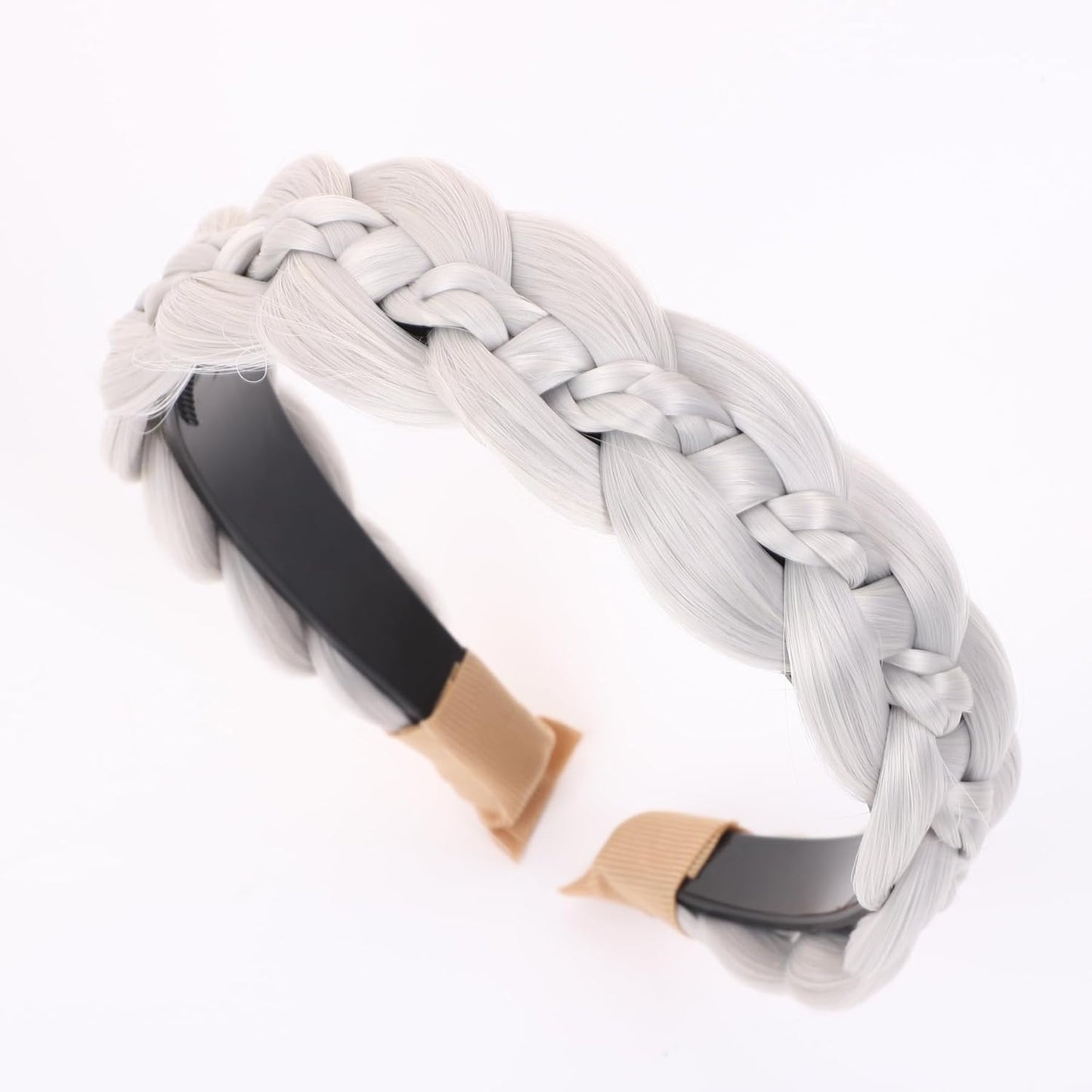 Braided Headband - Fishtail Synthetic Hairpiece for Women | Chocolate Dark Color