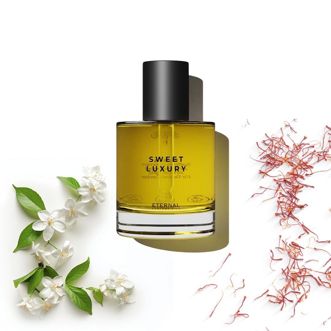 Eternal perfume oils Sweet Luxury perfumes for women Alcohol Free womens perfume Long Lasting perfume 1.69 FL Oz Designer Perfume for Men with 1 FL Oz (Pack of 2)