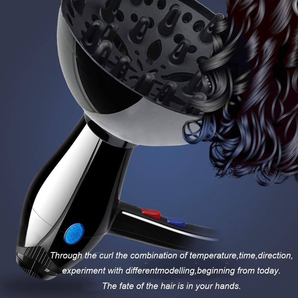 Professional Hair Diffuser for Curly Hair - Universal Large Head Design for Blow Dryers