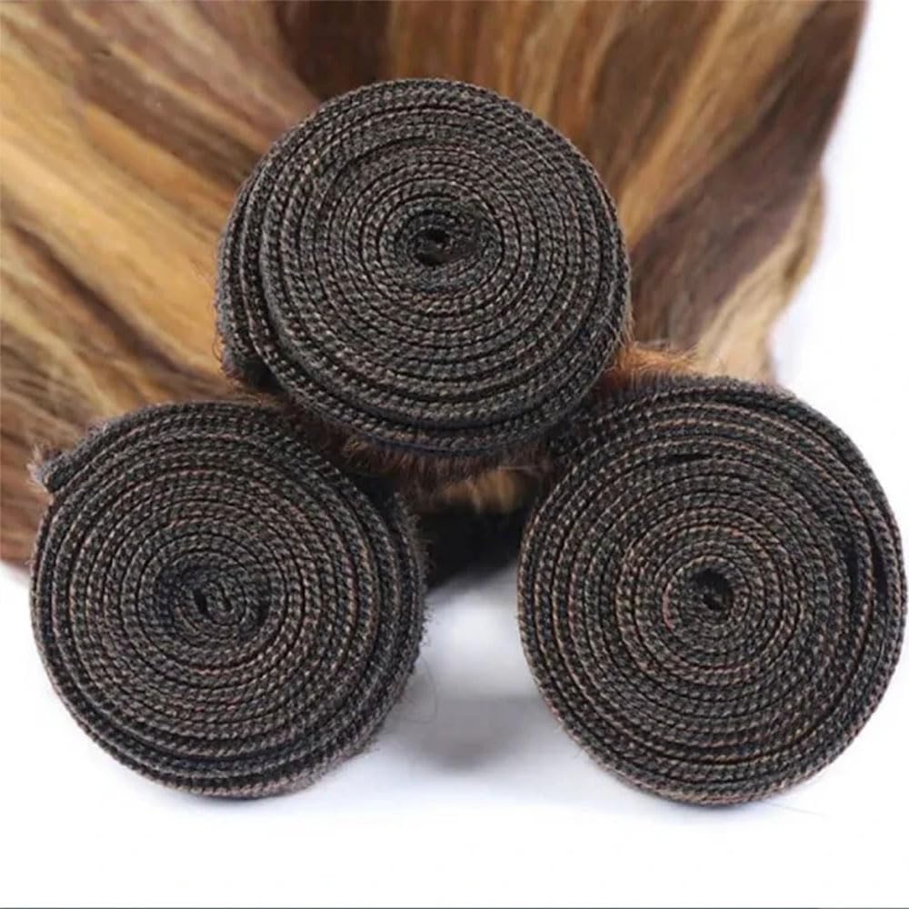 30 32 34 Inch Honey Blonde Straight Bundles 300g P4/27 Body Wave Bundle Brazilian Virgin Hair 3 Bundles Color 27 Hair Extensions
