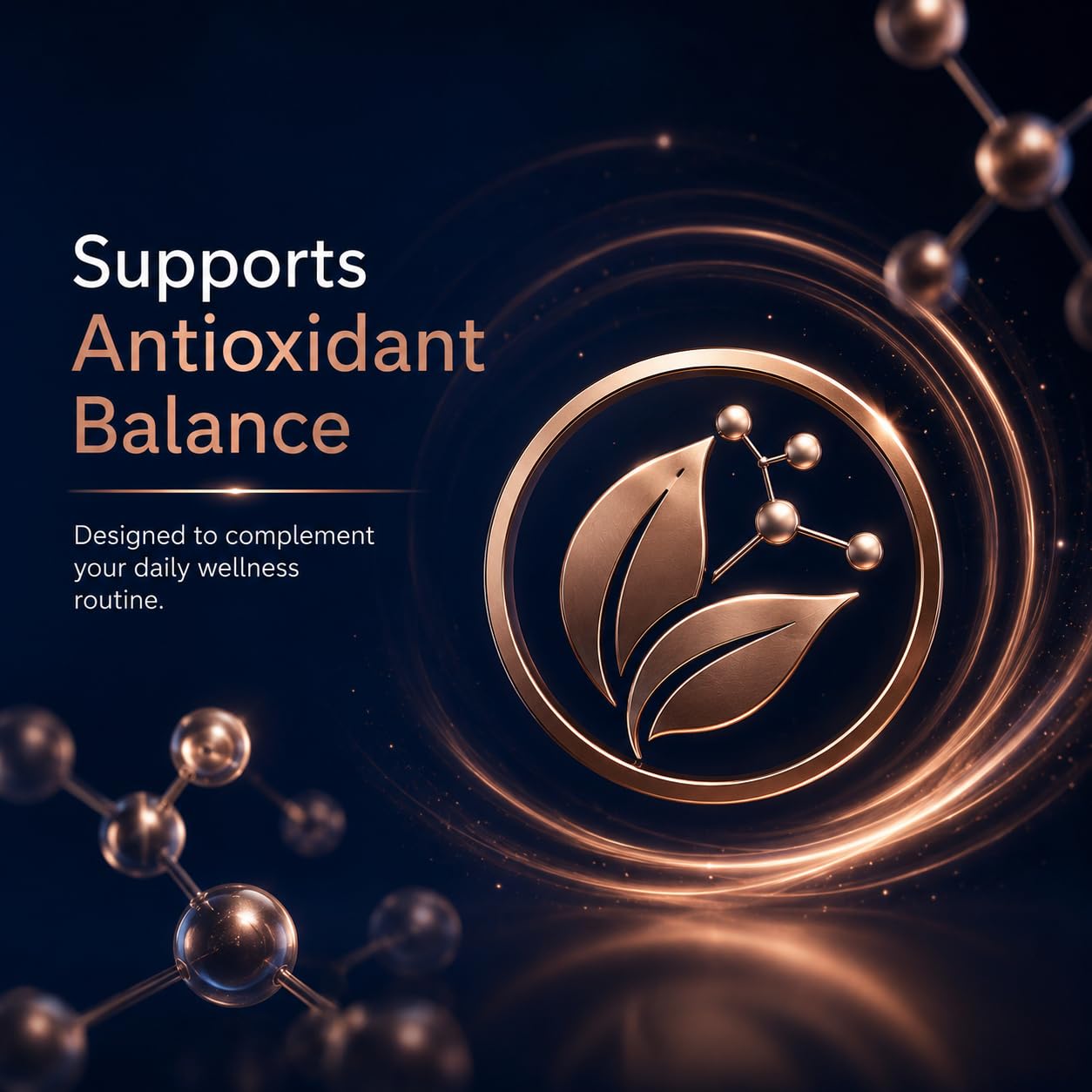 GHK-Cu Copper Peptide Supplement, 120 Capsules, Systemic Support