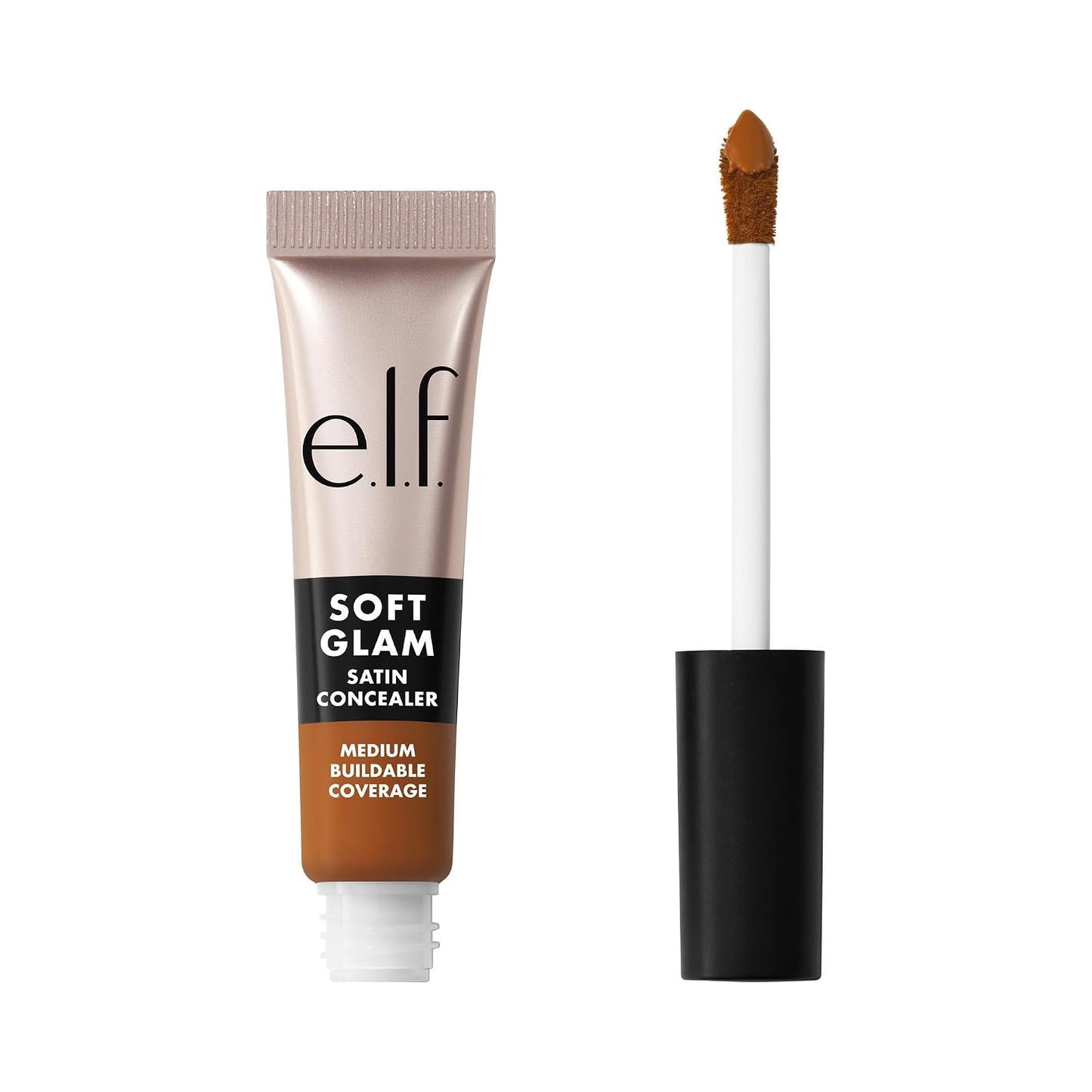 e.l.f. Soft Glam Satin Concealer - Medium Coverage, Crease-Resistant, Long-Lasting | 13 Fair Neutral