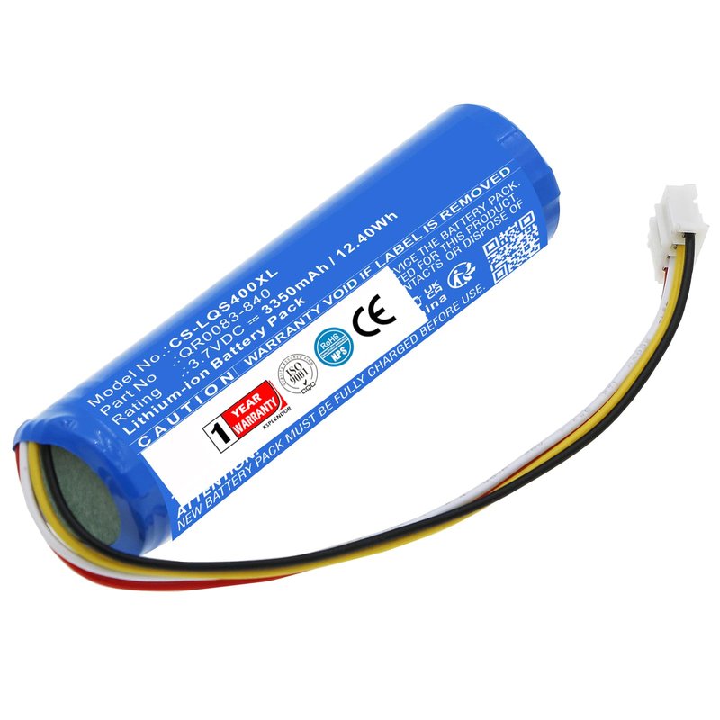 XSPLENDOR Replacement Battery for Qolsys IQ Panel 4 IQP4005 IQ Panel 4 PowerG IQP4004BLK IQP4002BLK IQP4003BLK IQP4005BLK IQP4006BLK IQP4006 IQP4003 IQP4002 IQP4004 IQP4001 3350mAh 12.40Wh