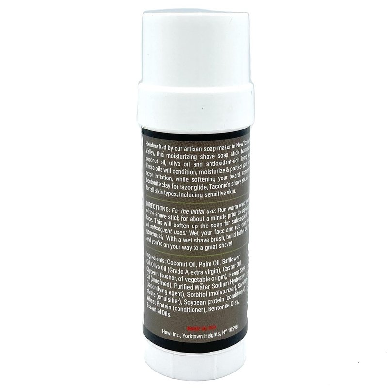Taconic Shave Shaving Soap Stick with Antioxident Rich Seed Oils for a smooth shave (Urban Woods)
