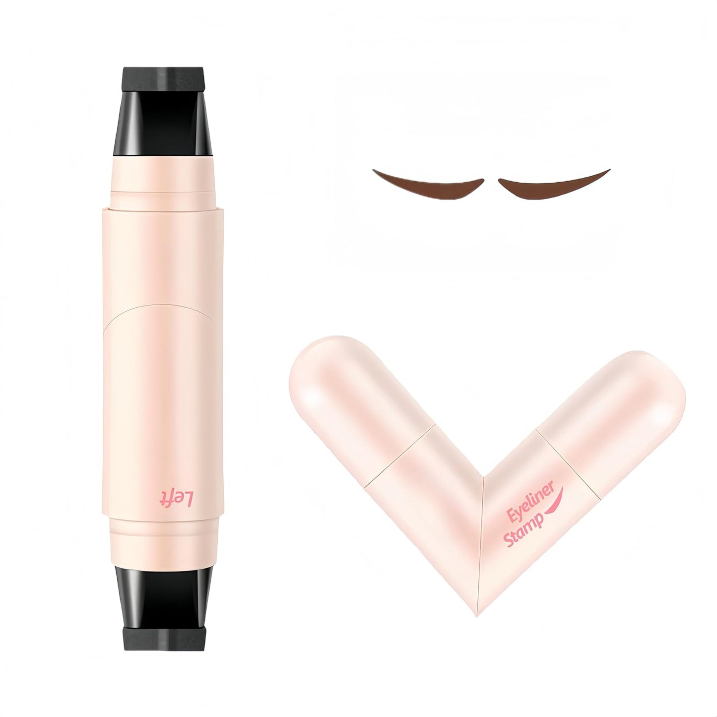 Waterproof Eyeliner Stamp - Smudge-Proof Black Eyeliner Pen for Easy Application