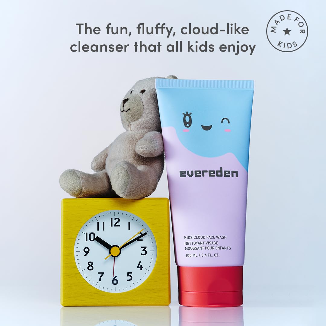Kids Cloud Face Wash - Tropical Sorbet | Creamy, Non-Toxic Formula for Sensitive Skin | 3.4 fl oz