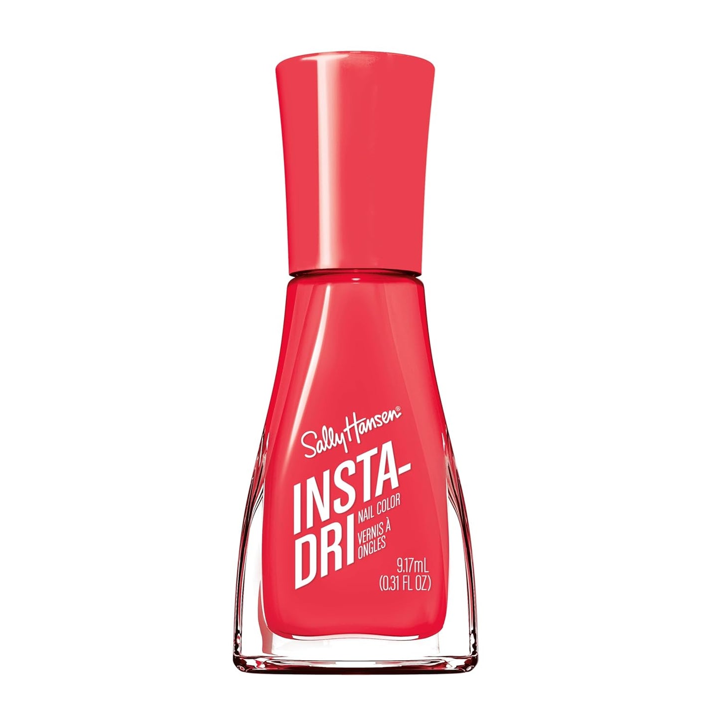 Sally Hansen Nail Polish - Dragon Fruit Crush | Quick-Dry Satin-Matte Finish, One-Coat Application, 0.31oz