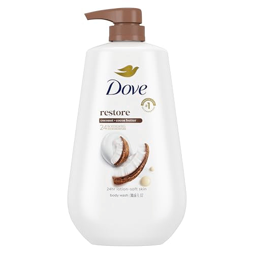 Dove Restoring Body Wash with Coconut & Cocoa Butter - 30.6 oz Pump