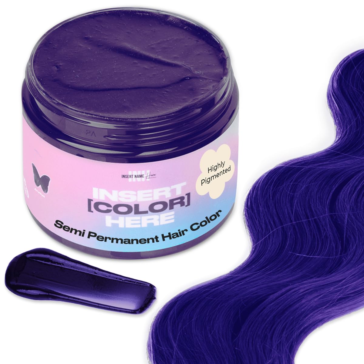 Ruby Red Hair Dye - Semi-Permanent Color Depositing Conditioner | Vegan, Ammonia-Free, 6oz