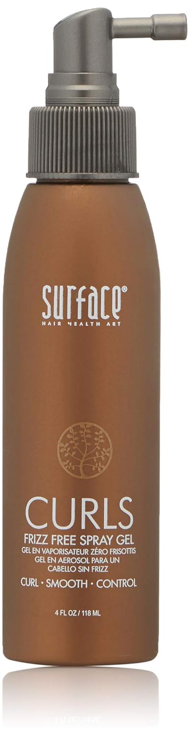Hair Curl Frizz Free Spray Gel - Lightweight Control with Cocoa Butter & Babassu Oil | 4 Fl. Oz.