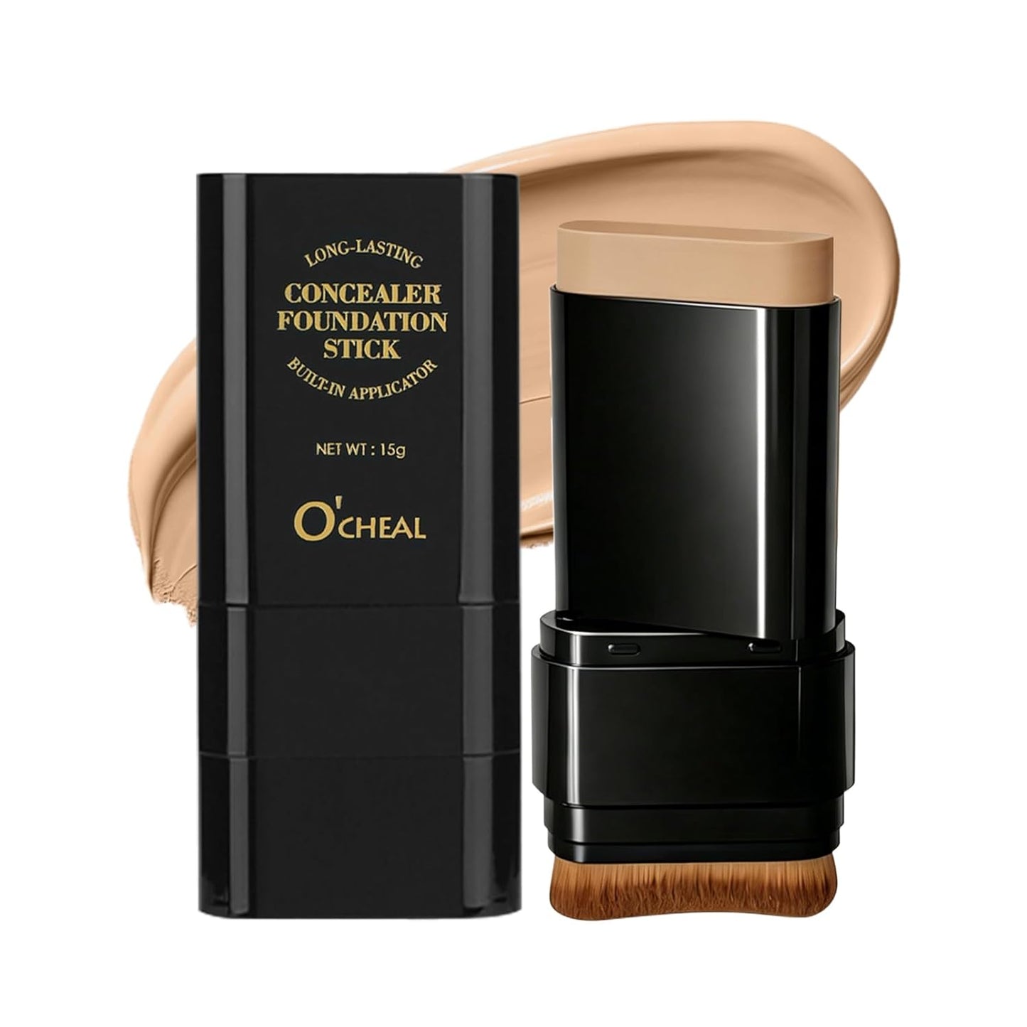 O'CHEAL Face Foundation Contour Stick - Long-Wear Lightweight Blemish Concealer | 03 Light Skin