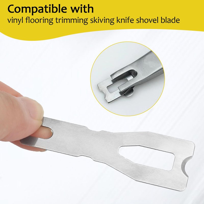 20Pcs Blades Compatible With Vinyl Flooring Trimming Knife Welding Cutting Skiving Blades