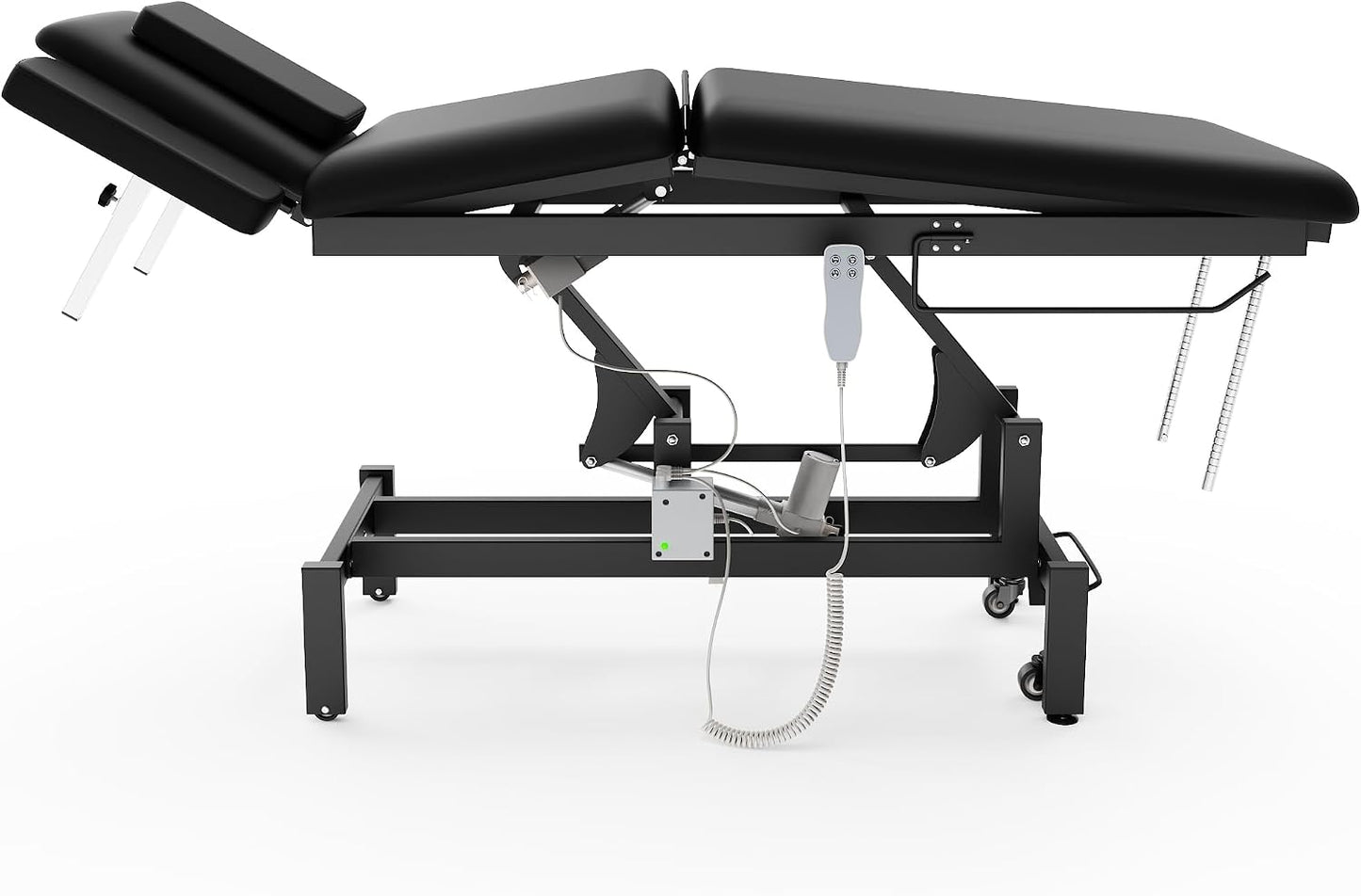 Electric Massage Table with Hydraulic Lift - Adjustable Height & Waist for Therapy | Black
