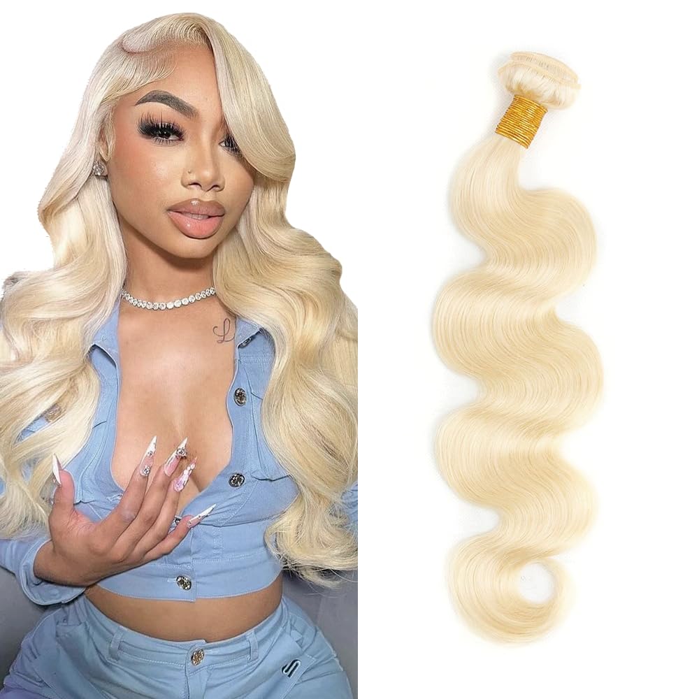 613 Bundles Blonde Body Wave Bundles Human Hair Brazilian Unprocessed Virgin Hair 28 Inch Blonde Bundle Human Hair Extensions
