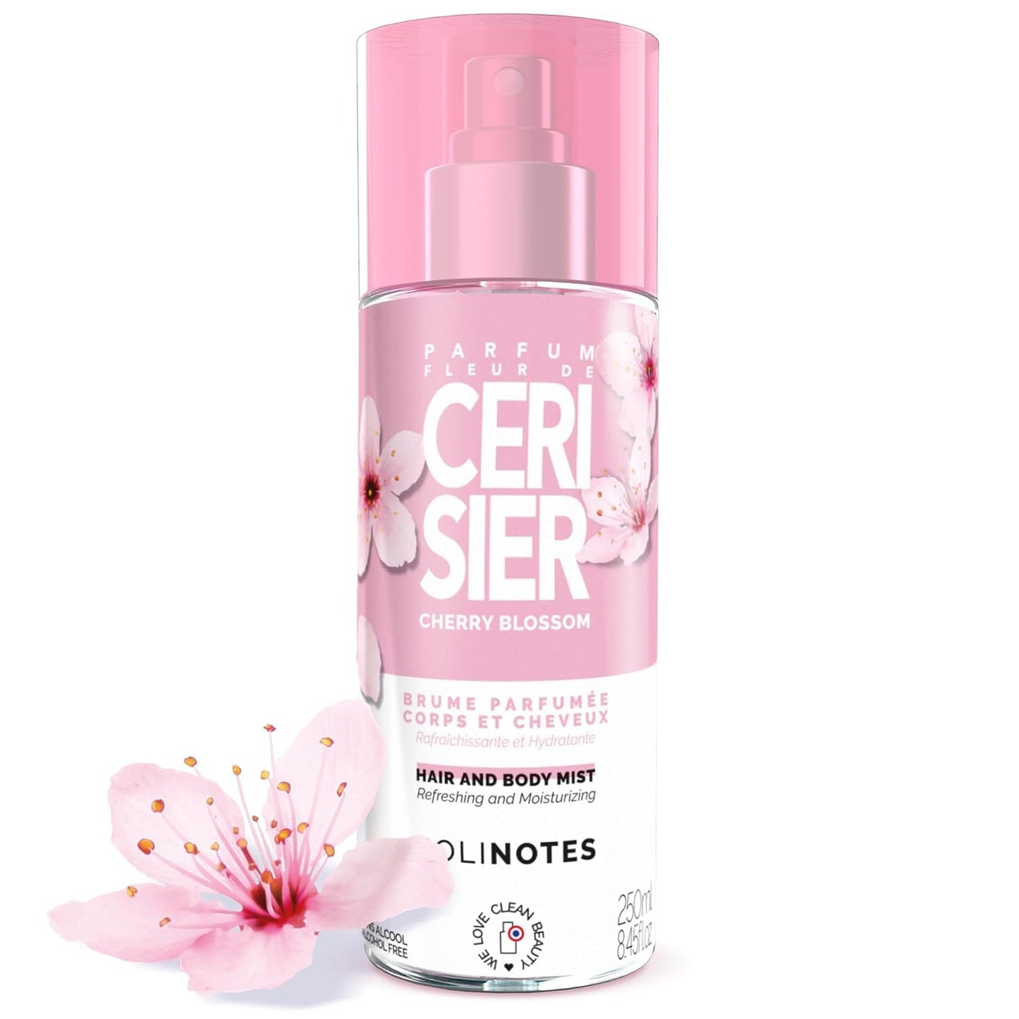 Tiare Body & Hair Mist - Tropical Vanilla Floral Perfume Spray | Alcohol-Free Hydrating Formula, 8.45 Fl Oz