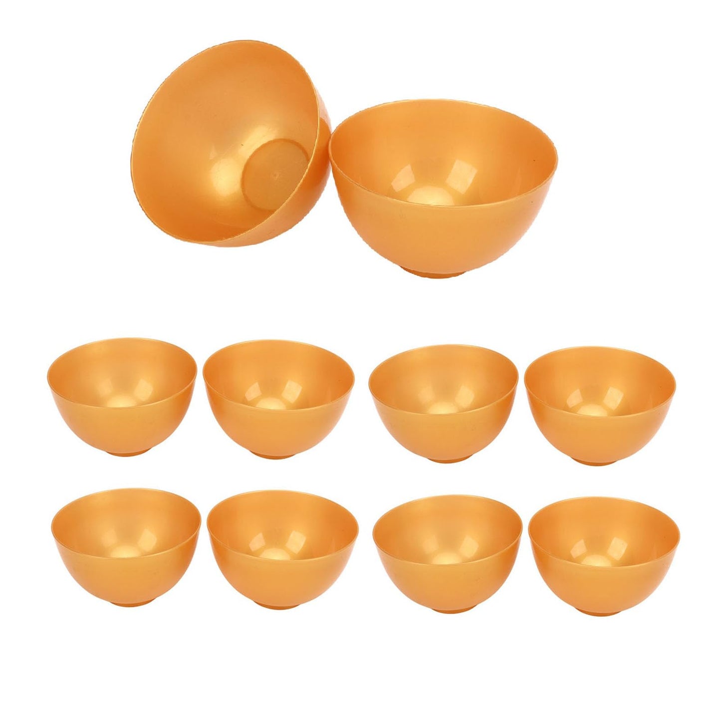 NSXAYIWE 10PCS Facial Mask Mixing Bowl, 4 Inch High Hardness Plastic Mixing Bowls with Non-slip Base, Mixing Bowl for Hair Dye, Spa Esthetician Bowls for Facials Mask, Mud Masks Home Salon