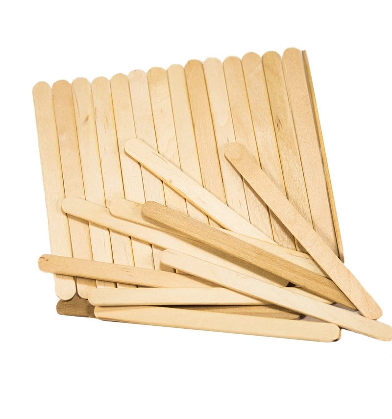 Perfect Stix - PS-114st-1,000 4.5" Craft Sticks/ Ice Cream Sticks/ Natural Wood - Box of 1,000ct