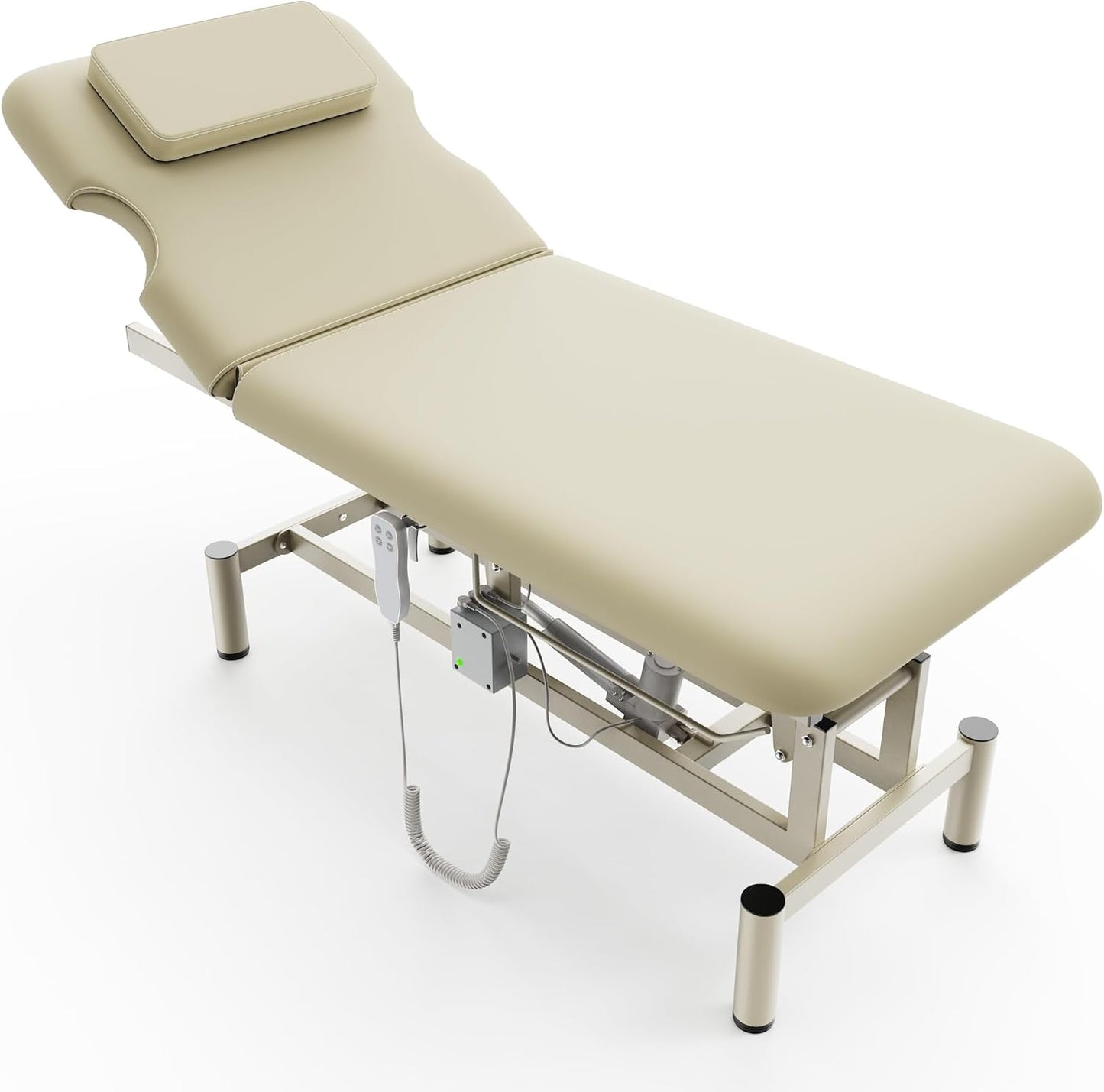 Electric Massage Table with Hydraulic Lift - Adjustable Height & Waist for Therapy | Black