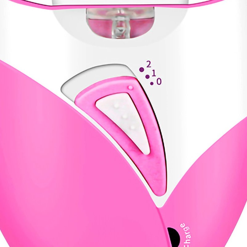 Electric Hair Removal Epilator, Rechargeable Detachable Head Fastest Removal Smooth Skin USB Chargeable Sensitive Areas Women Man Hair Trimmer for Face Legs Arms Armpit Bikini (Pink)