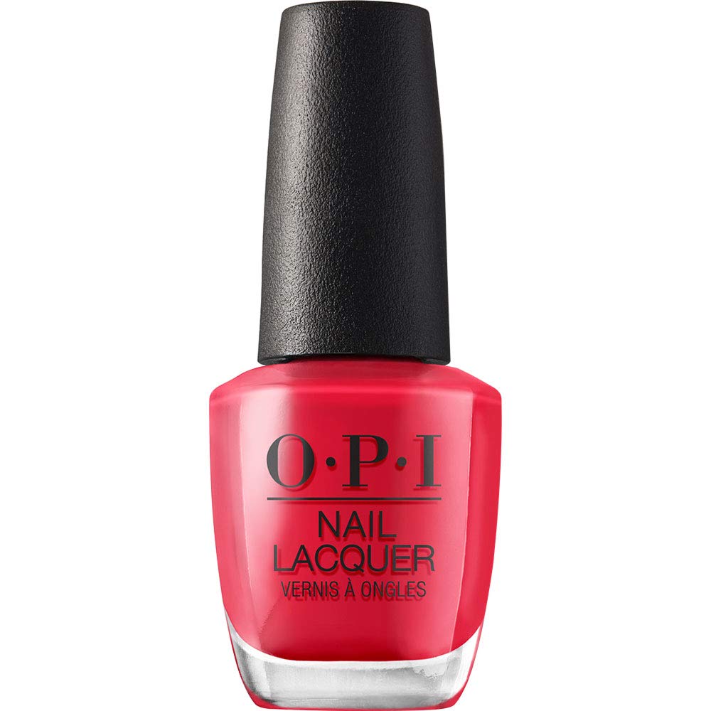 OPI Nail Lacquer Red Nail Polish - Crème, Shimmer & Glitter | Chip Resistant, Fast Drying | 0.5 Fl Oz