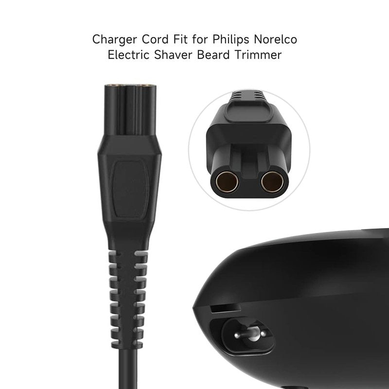 15V fast Charger for Philips Norelco HQ8505 3000 5000 6000 7000 9000 Series, Multigroom MG5750 MG7750 MG7770 MG7790 QP6531 BG7030 BG7040 BG5025 S9987 Shaver Razor Trimmer Power Charging Cord Cable