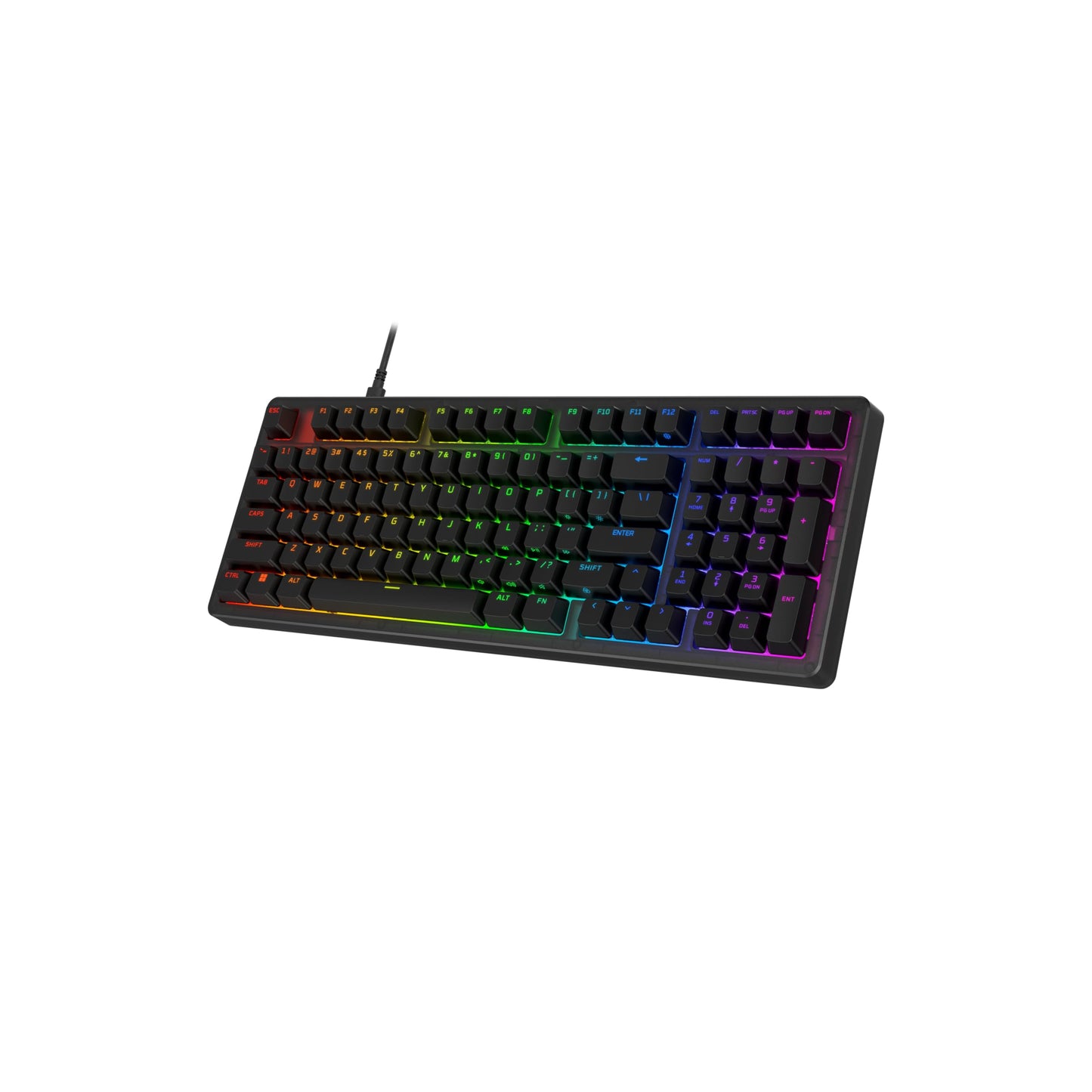 HyperX Origins 2 1800 – Gaming Keyboard, PC, Swappable Housing, Hotswap Switches, High Profile, 1800 Layout, 8k Polling, Adjustable Angle, Mechanical Switches