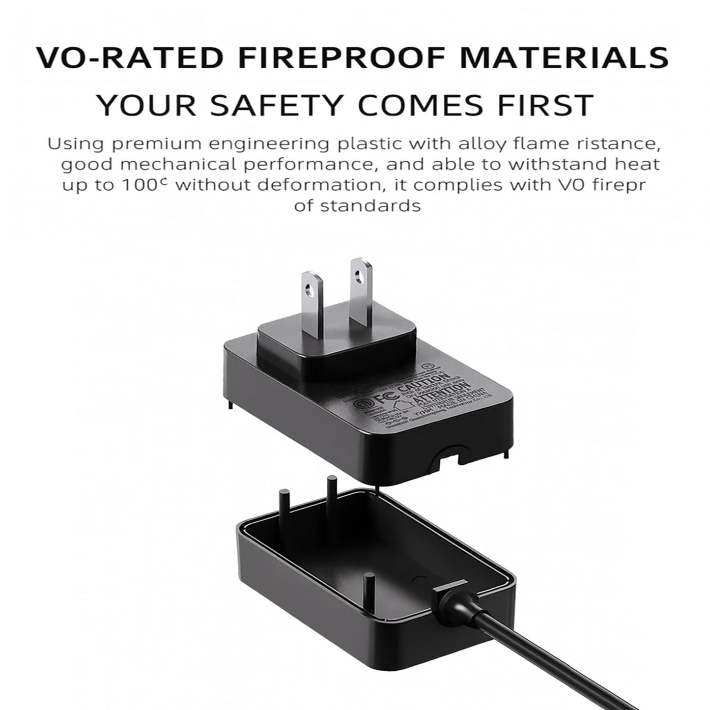 VOQIGTE 5V Charger for JRL Clipper FF 2020C FF 2020T-G 2020C-B 2020T-B 2020C-G 2020C-S KA0601A-0501000CNS FreshFade Onyx Cordless Hair Trimmer 2-Prong Power Supply 5Volt AC/DC Wall Adapter
