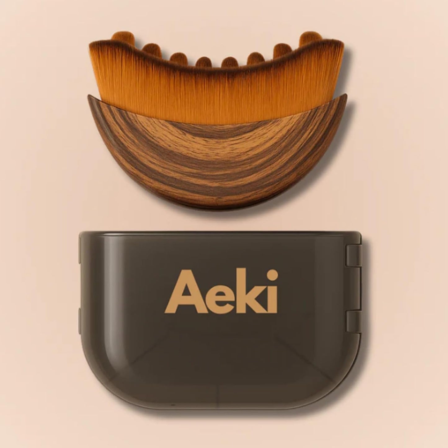 Aeki Lymphatic Contour Face Brush Set - Reduce Puffiness & Restore Definition | Gentle & Soft for Naturally Sculpted Skin