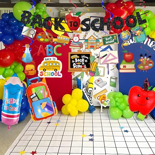 Back to School Decorations Kit - 78pcs Party Supplies Set