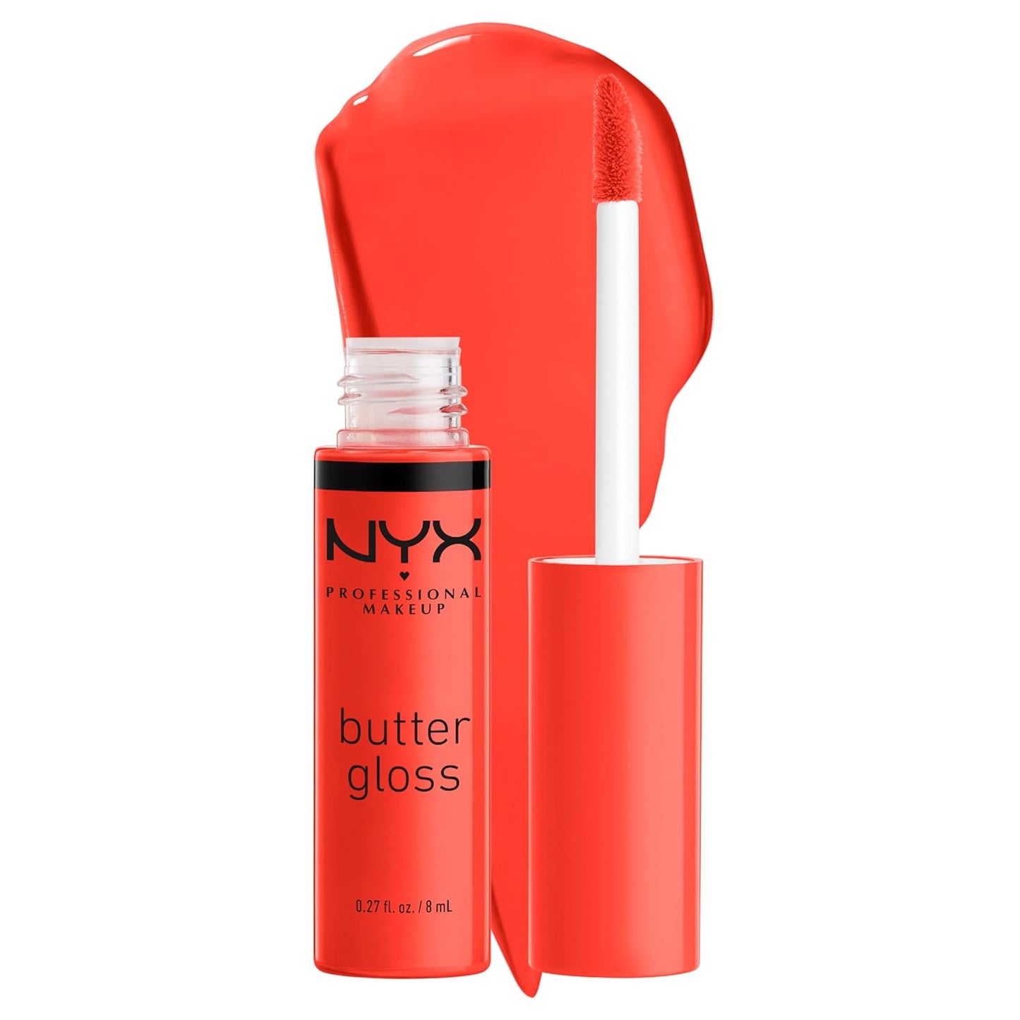 NYX Butter Gloss - Non-Sticky Lip Gloss Set | 3 Shades: Angel Food Cake, Creme Brulee, Madeleine