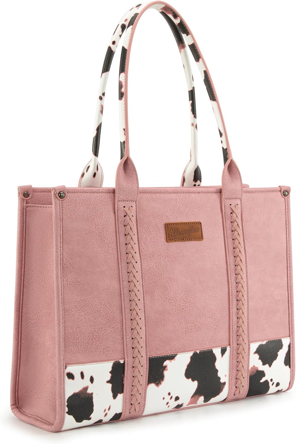 Montana West Tote Bag - Western Cow Print Purse for Women | Designer Top Handle Handbag