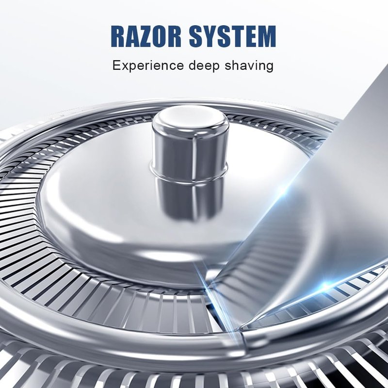Electric Razor for Men, 2025 New Electric Razor 4D Rotary, Ipx7 Waterproof Electrics Razors, Wet & Dry Rechargeable Electrics Shaver LCD Display (1)