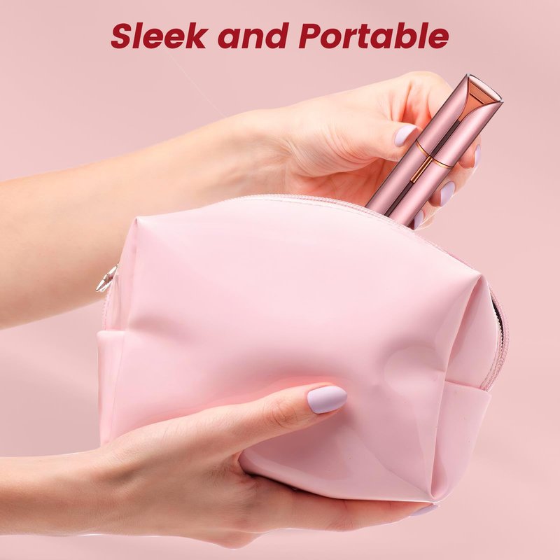 Facial Hair Removal for Women Painless Hair Remover, Waterproof Shaver Razor Hair Remover with LED Light for Face Bikini Peach Fuzz Upper Mustache Lip Chin (Rainbow)