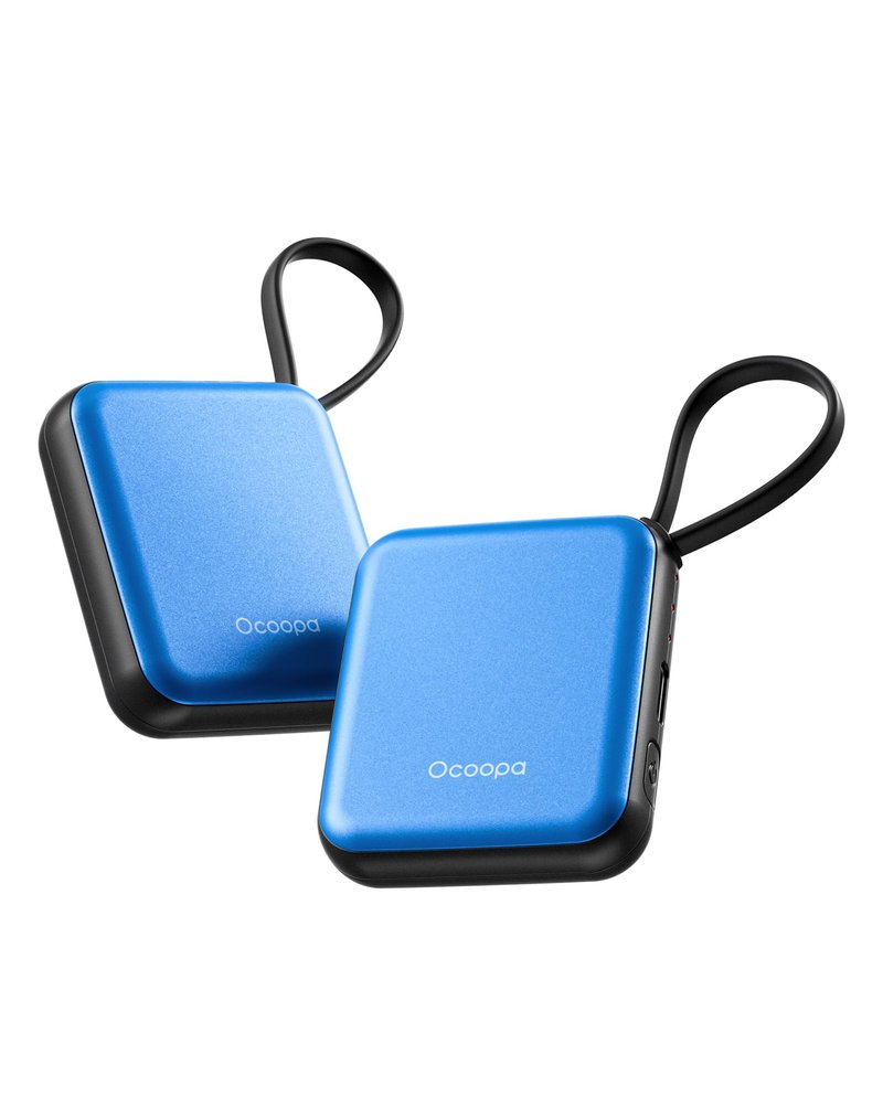 OCOOPA Hand Warmers Rechargeable, Smart Temp Control 7H*2 Long Safe Heat, Ultra Slim, Pocket-Size Design That Fits Gloves, Gifts for Women, Outdoor, Office, Commute (UT5 Nano)