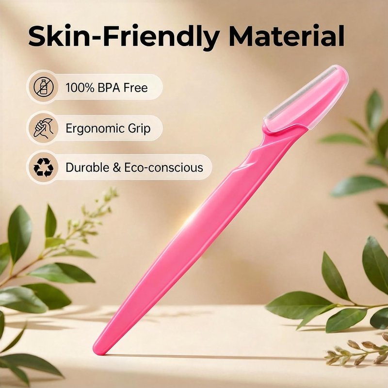 Dermaplane Razor for Women's Face & Eyebrows – Professional Eyebrow Razor & Face Shavers for Women with Precision Blades | Gentle Exfoliating Eyebrow Trimmer & Facial Hair Remover Kit - 6 Pcs
