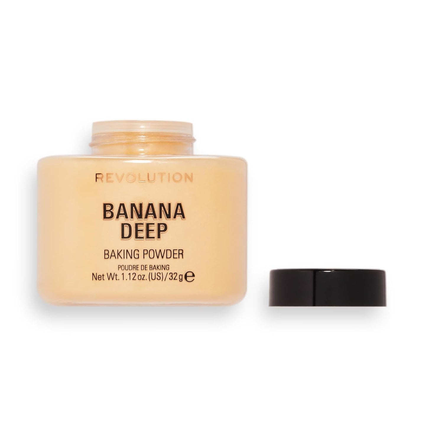 Loose Baking Powder - Long-Lasting Makeup Setting Powder for Shine Control | Banana Deep, 1.12 oz