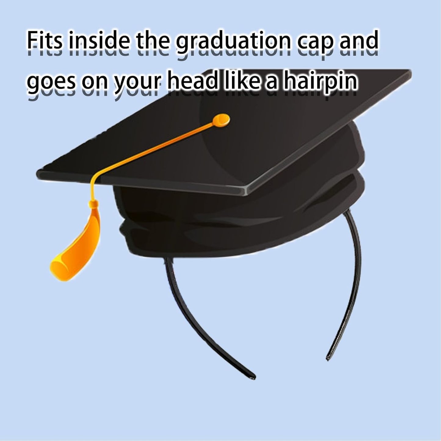 Graduation Cap Headband - Secure Your Cap with Stylish Upgrade Insert | Perfect Gift for Graduates