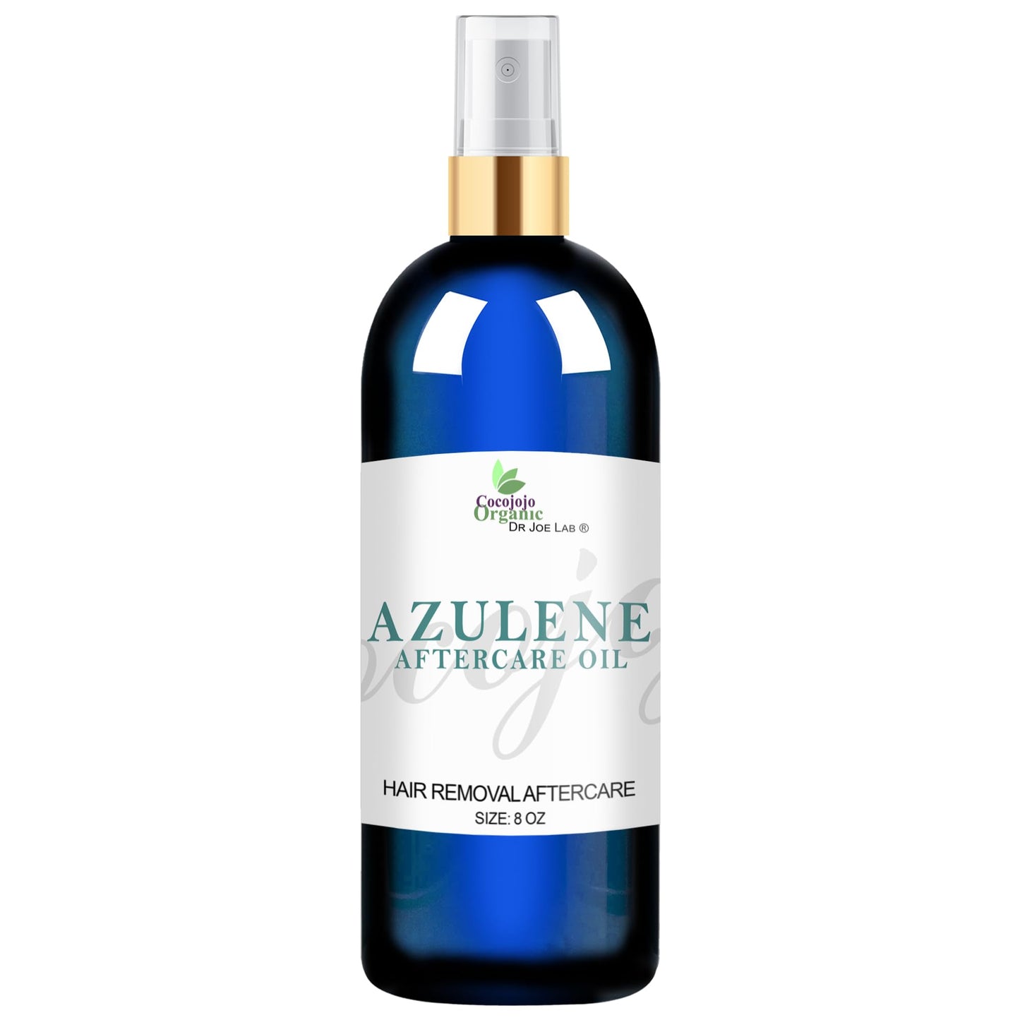 cocojojo Azulene Oil After Waxing Sugaring Soothing Hair Retardant 8 Oz Decreasing Hair Thickness After Hair Removal Natural Delaying Hair Regrowth