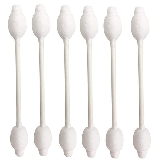 Organic Baby Cotton Swabs - Chlorine-Free & Biodegradable Q-tips | Hypoallergenic, Gentle for Newborns (220 Total)